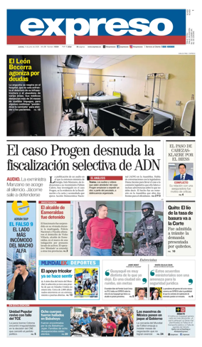 Cover of Diario Expreso