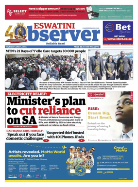 Cover of Eswatini Observer