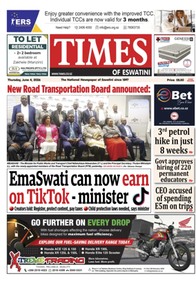 Cover of Times of Eswatini