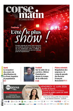 Cover of Corse Matin