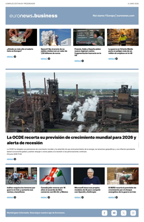 Cover of Euronews Business (Spanish) Compiled Edition