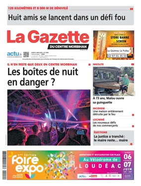 Cover of La Gazette du Centre Morbihan