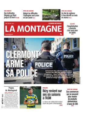 Cover of La Montagne (Clermont-Metropole)