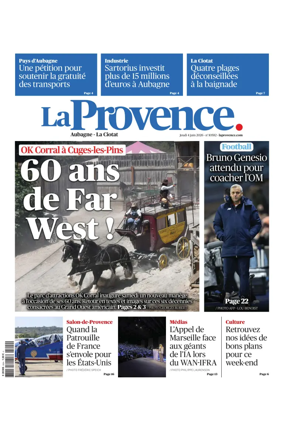 Cover of La Provence Aubagne-La Ciotat