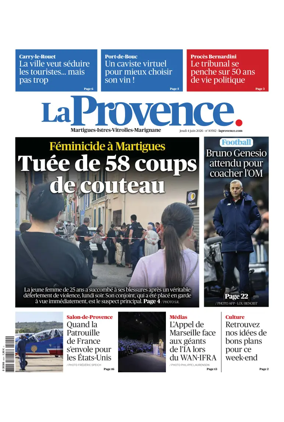 Cover of La Provence Martigues-Istres-Vitrolles-Marignane