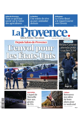 Cover of La Provence Salon-de-Provence / Pays salonais