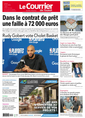 Cover of Le Courrier de l’Ouest (Nord Anjou)