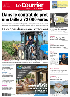 Cover of Le Courrier de l’Ouest (Saumur)