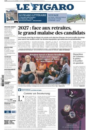 Cover of Le Figaro