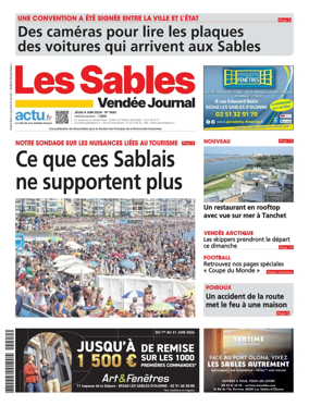 Cover of Les Sables Vendee Journal
