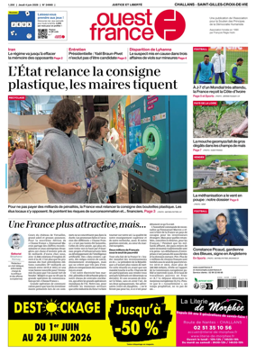 Cover of Ouest France (Challans / Saint-Gilles-Croix-de-Vie)