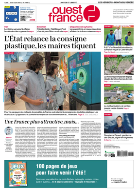 Cover of Ouest France (Les Herbiers / Montaigu)