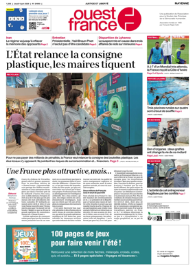 Cover of Ouest France (Mayenne)