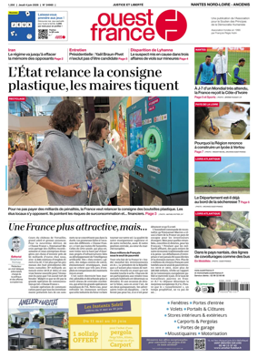 Cover of Ouest France (Nantes Nord-Loire - Ancenis)