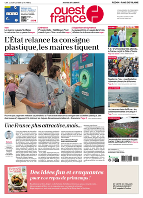 Cover of Ouest France (Redon / Pays de Vilaine)
