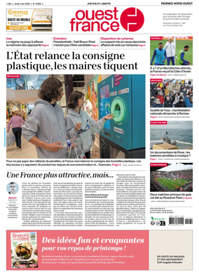 Cover of Ouest-France (Rennes Nord-Ouest)
