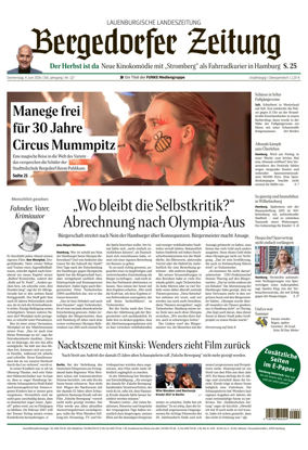 Cover of Bergedorfer Zeitung