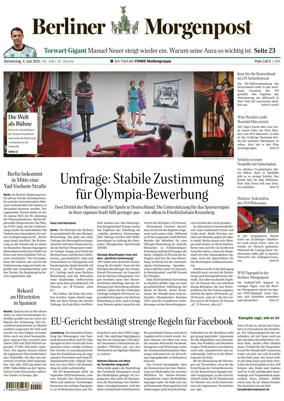 Cover of Berliner Morgenpost