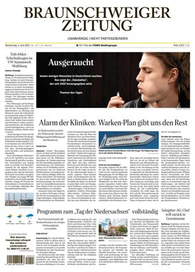 Cover of Braunschweiger Zeitung (Braunschweig)
