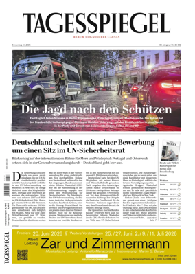 Cover of Der Tagesspiegel