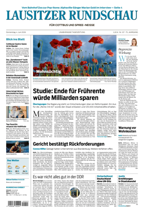Cover of Lausitzer Rundschau