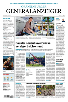 Cover of Oranienburger Generalanzeiger