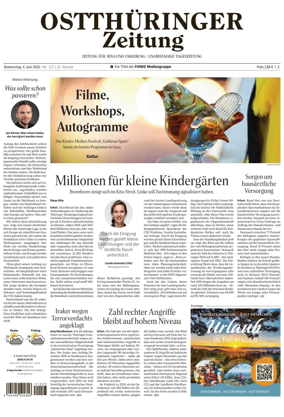 Cover of Ostthuringer Zeitung (Jena)