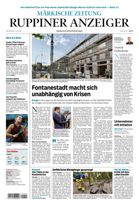 Cover of Ruppiner Anzeiger