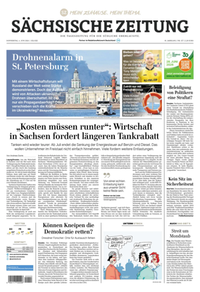 Cover of Sachsische Zeitung (Lobau-Zittau)
