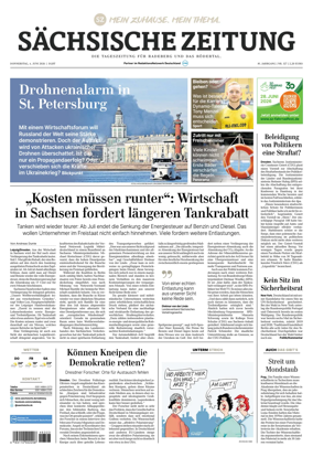 Cover of Sachsische Zeitung (Rodertal)