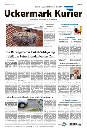 Cover of Templiner Zeitung