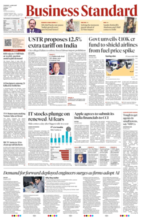 Cover of Business Standard