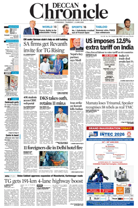 Cover of Deccan Chronicle