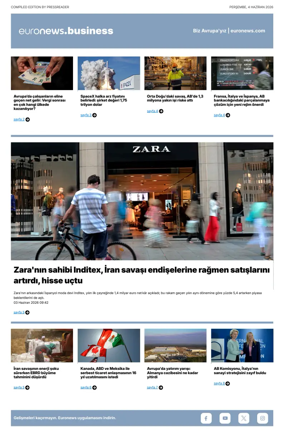 Cover of Euronews Business (Turkish) Compiled Editions