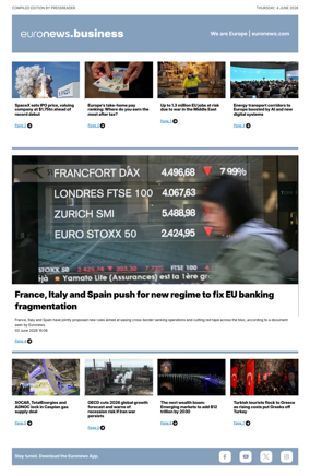 Cover of Euronews Business