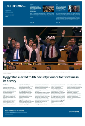 Cover of EuroNews (English Edition)