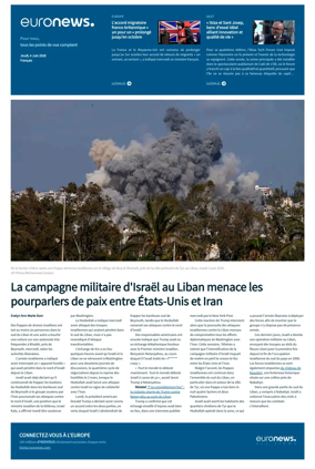 Cover of EuroNews (French Edition)
