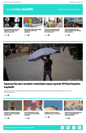 Cover of Euronews Health (Turkish) Compiled Edition