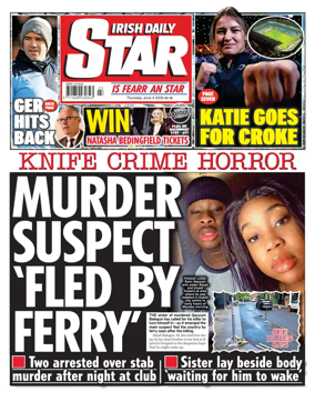 Cover of Irish Daily Star