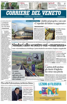 Cover of Corriere del Veneto (Vicenza e Bassano)