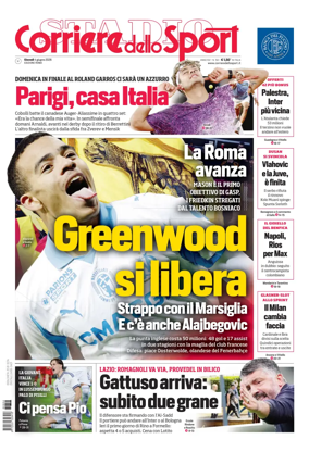 Cover of Corriere dello Sport (Roma)