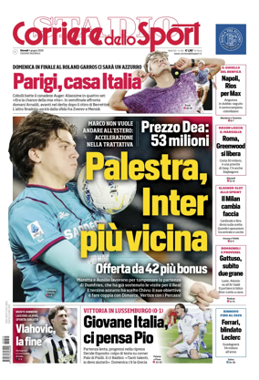 Cover of Corriere dello Sport