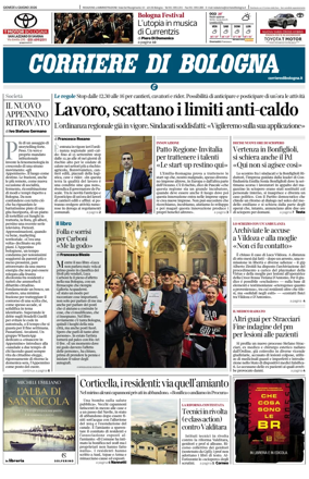 Cover of Corriere di Bologna