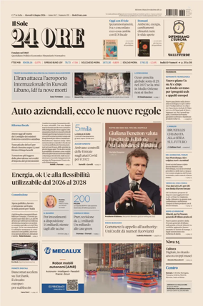 Cover of Il Sole 24 Ore