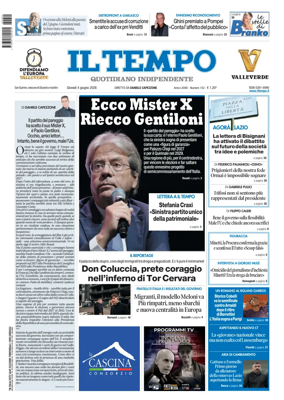 Cover of Il Tempo (Nazionale)