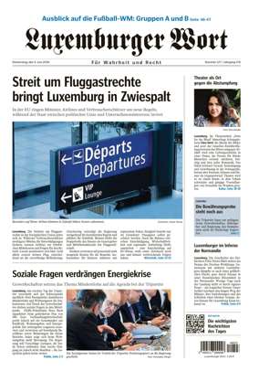 Cover of Luxemburger Wort