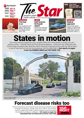 Cover of The Star Malaysia