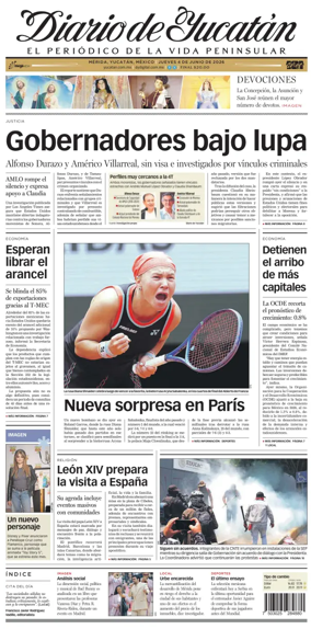 Cover of Diario de Yucatan