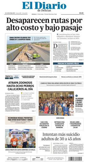 Cover of El Diario de Delicias