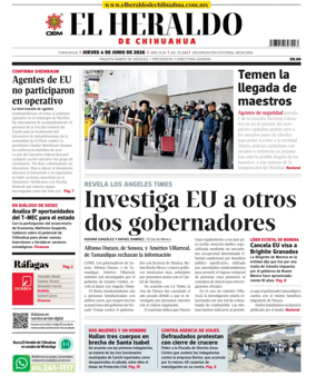 Cover of El Heraldo de Chihuahua